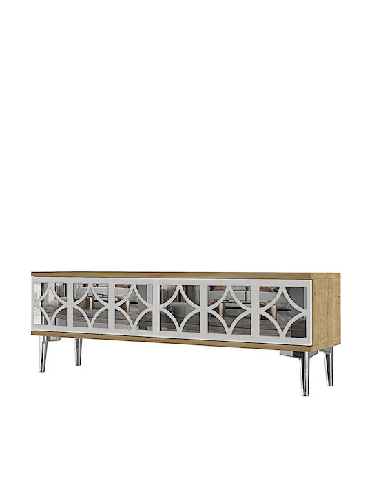 Έπιπλο Τηλεόρασης Μαύρο Μ120xΠ30xΥ41cm