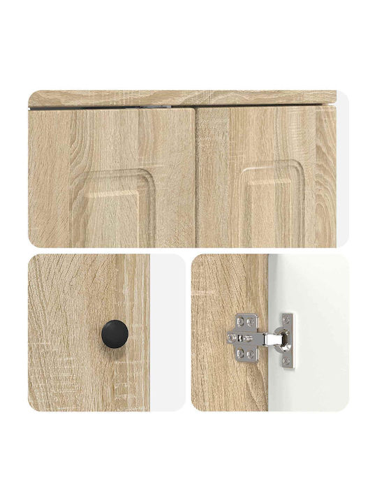 Sink Cabinet Sonoma Oak 78.5x37.5x81cm