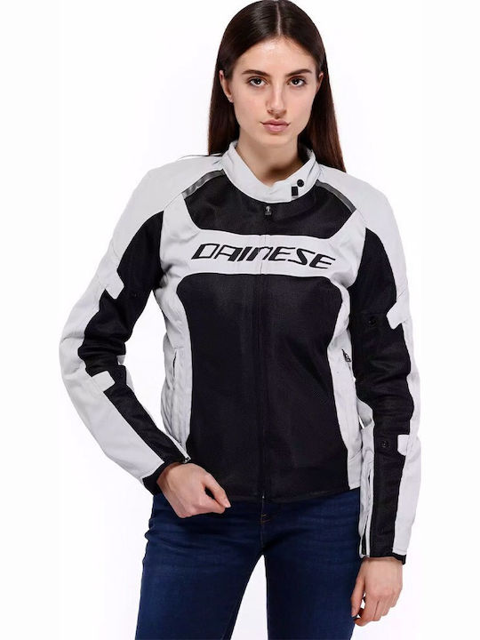 Dainese Air Frame 3 Summer Women's Riding Jacket Light Gray/Light Gray/Black
