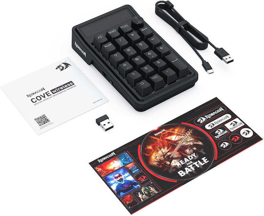Redragon Cove K733 Gaming KeyPad με RGB φωτισμό (Αγγλικό US)