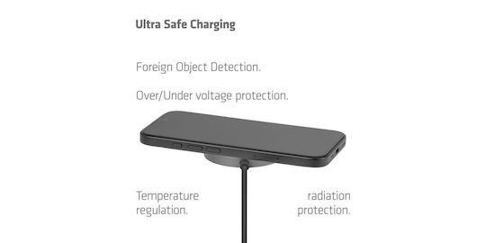 Club3D Wireless Charger Qi Pad 25W Power Delivery Black