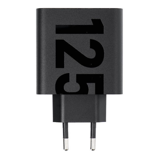 Motorola Charger with Built-in Cable with USB-C Port 125W Power Delivery Black (MC-1259)