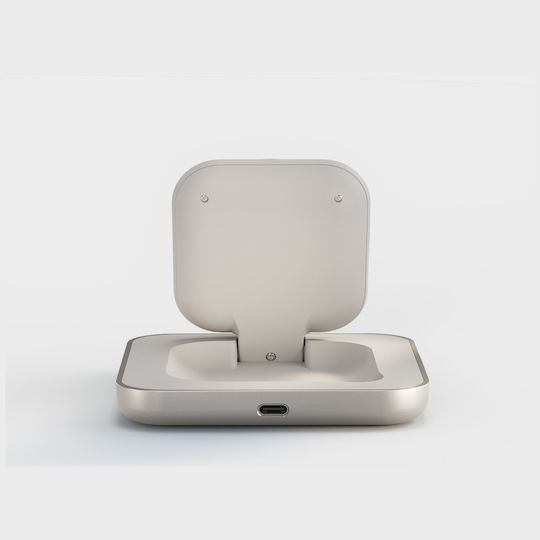 Zens Încărcător Wireless (Qi Pad) 15W Alb (Nightstand)