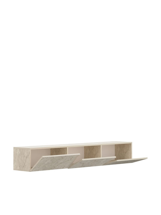 TV-Ständer mit LED-Beleuchtung aus Spanplatte M150xT31xH29cm SteweHome