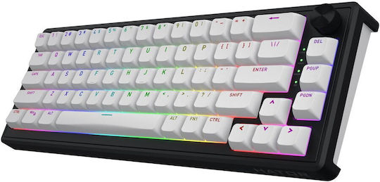 HATOR Skyfall 60 Ασύρματο Gaming Μηχανικό Πληκτρολόγιο 60% με RGB φωτισμό (Αγγλικό US) Aurum Sterling Linear