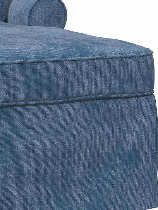 vidaXL Stoffblaues Liegestuhl 157x91x91cm 42022960