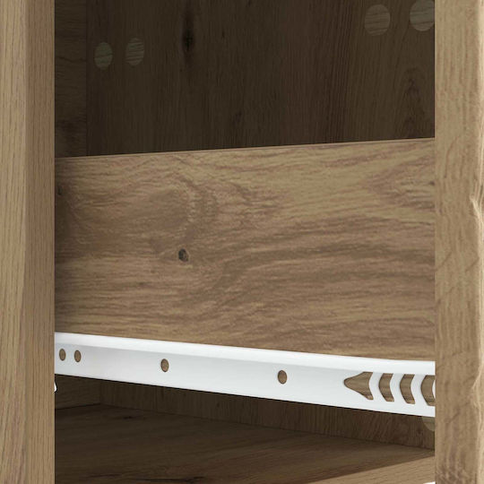 Wooden Oak Bedroom Chest of Drawers 66x34.5x90cm