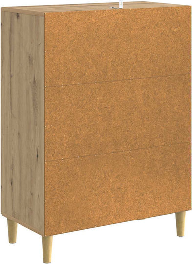 Wooden Oak Bedroom Chest of Drawers 66x34.5x90cm