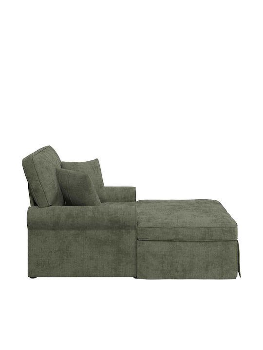 Recliner Fabric Green L157xW91xH91cm