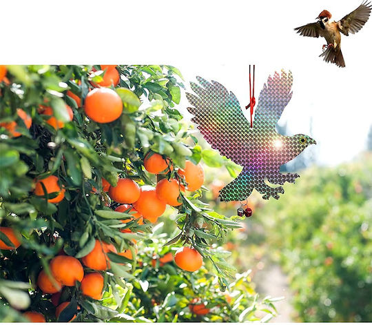 Bird Repellent Pigeons Eagle 2 Bells M40xY30cm Reflective Polyester Film