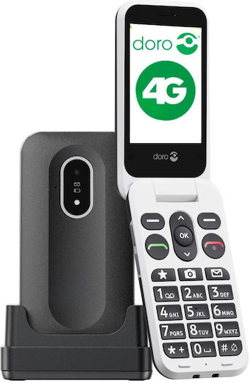 Doro Leva L20 Single SIM Mobile with Buttons Black White
