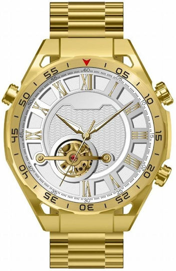 Gravity GT13-2 Smartwatch Mit Herzfrequenzmesser Gold