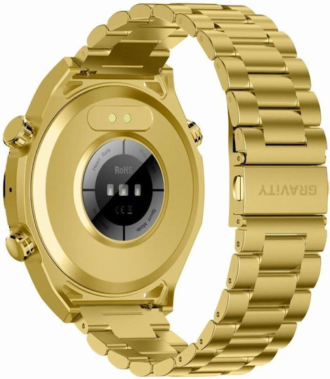 Gravity GT13-2 Smartwatch Mit Herzfrequenzmesser Gold