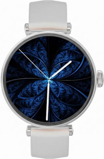 Gravity GT26-8 Smartwatch cu Pulsometru (Argintiu)