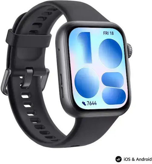 Huawei Watch Fit 5 Aluminum 42mm Waterproof with Heart Rate Monitor Black