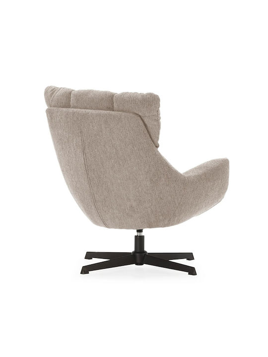 Odette Drehbarer Sessel Ecru 81x73x89cm