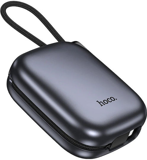 Hoco Q49 Power Bank 10000mAh με Θύρα USB-C Γκρι