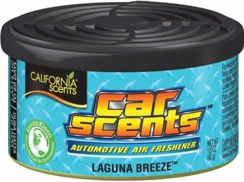 California Scents Air Freshener Can Console/Dashboard Car Scents Laguna Breeze 42gr