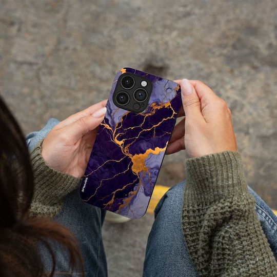 Sonique Marble Series Honor 600 Lite 5g Mobile Phone Case Purple