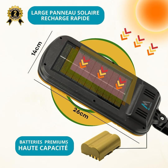 Lampa Комплект 2 Соларни Фенера 150W 4500lm с Датчик за Движение и Дистанционно IP66