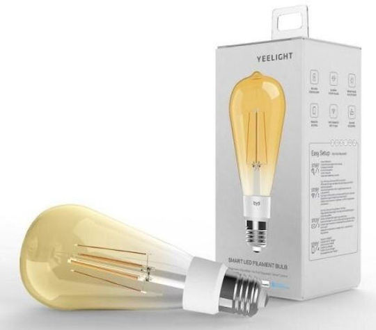 Yeelight Smart Bulb LED 6W for E27 Socket and ST64 Shape Warm White 500lm
