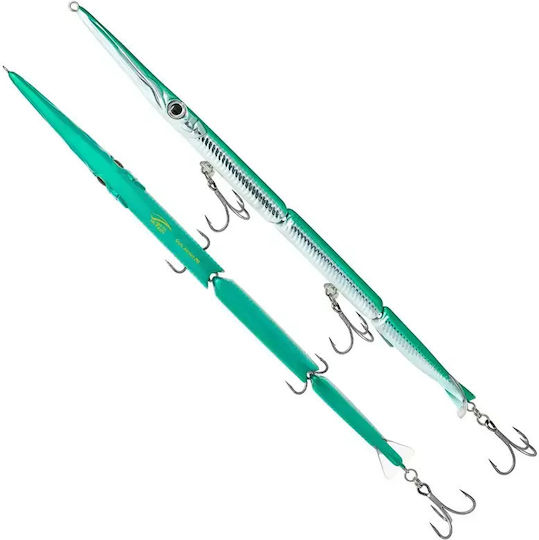 Jack Fin Stylo Artificial Bait Minnow Fluorescent White