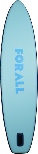 ForAll Inflatable SUP Board with Length 3.05m Light Blue