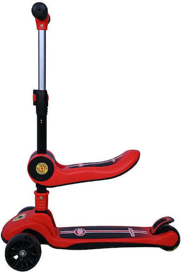 Kids Scooter Foldable 3-Wheel for 12+ Years Black