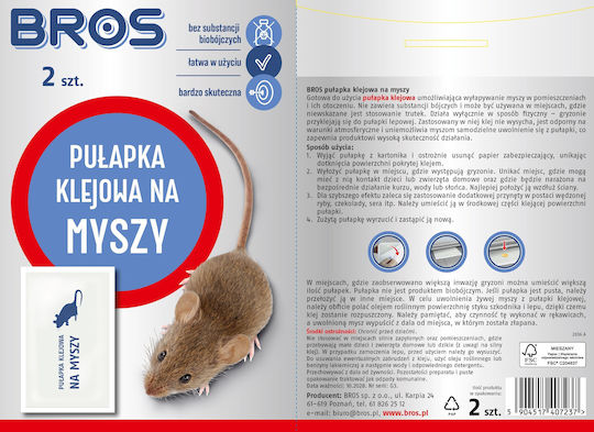 Bros Παγίδα Κόλλας 2τμχ