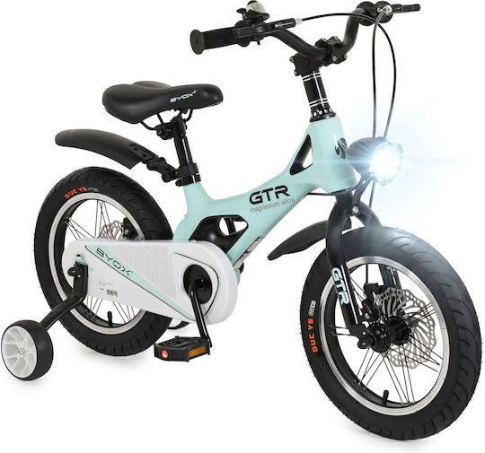 Byox Bicicletă 14" Bicicletă Copii BMX Cu Discuri De Frână Verde