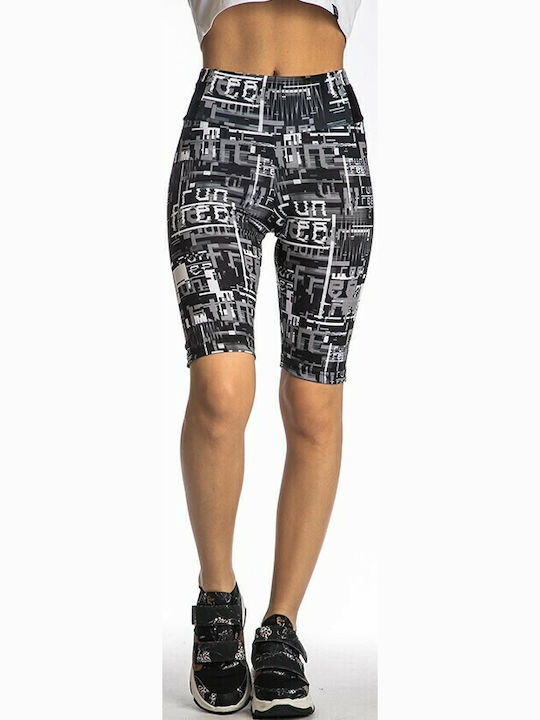 Frauen Fahrrad Leggings Schwarz