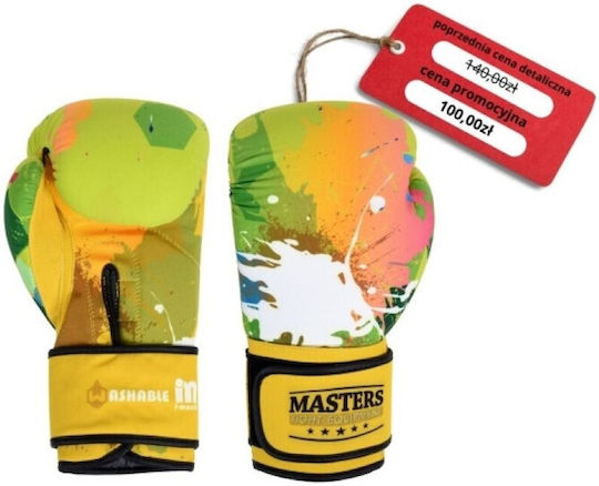 Sport Masters Boxhandschuhe für Kampf Gelb