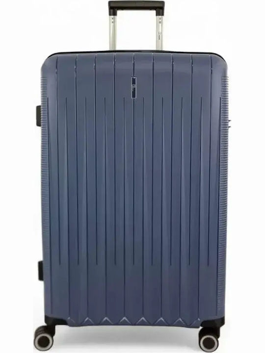Rain Hard Travel Suitcases Blue
