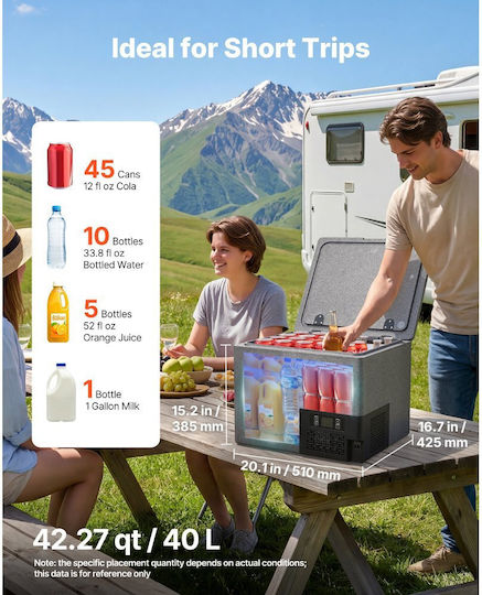 Vevor Portable Fridge 40L 12V / 24V