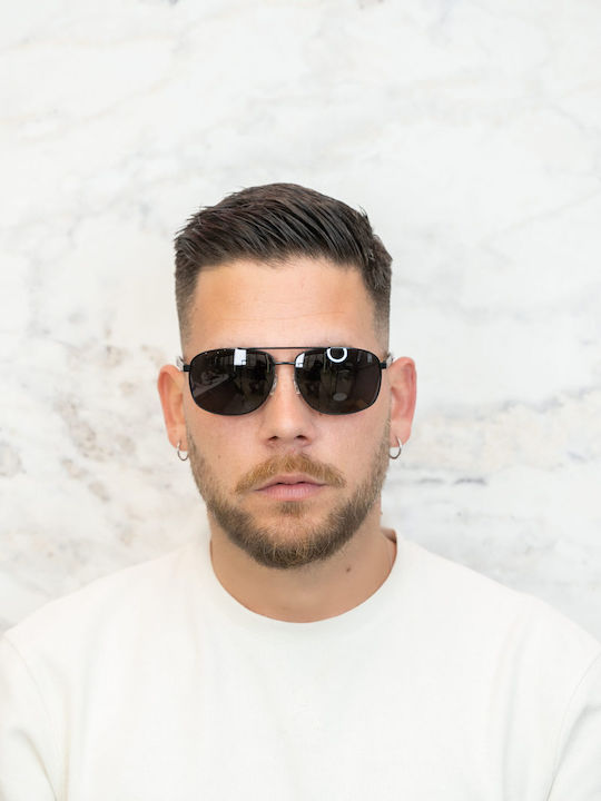 Monte Napoleone Black Sunglasses With Frame