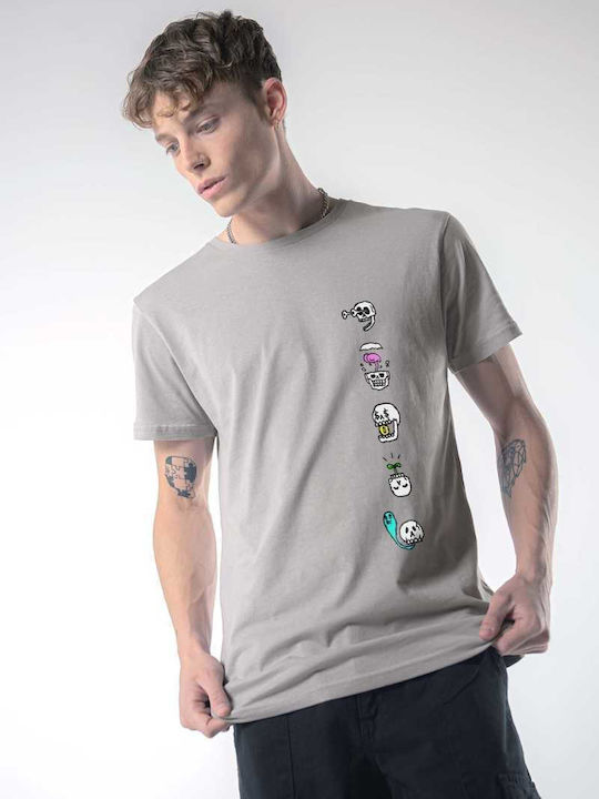 T-shirt Γκρι Ανοιχτό