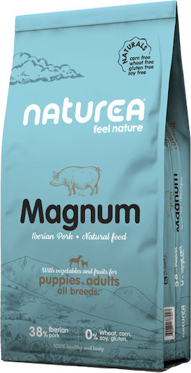 Naturea Naturals Magnum 12kg Ξηρά Τροφή χωρίς Σιτηρά & Γλουτένη για Ενήλικους Σκύλους με Χοιρινό