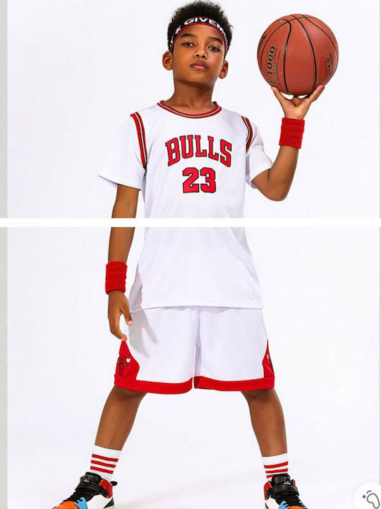 King Kinder Basketball Satz Jordan Weiß