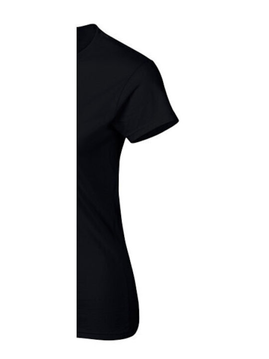 Takeposition Women's Black Cotton T-shirt