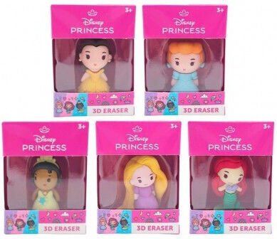 Erasers 3d Disney Princesses 5 Designs 25247 8719668039308