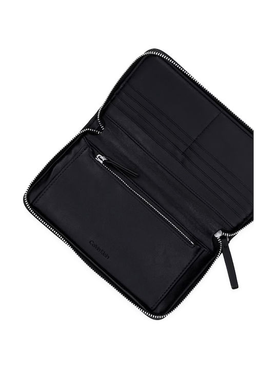 Голям Текстилен Дамски Портфейл с RFID Сив