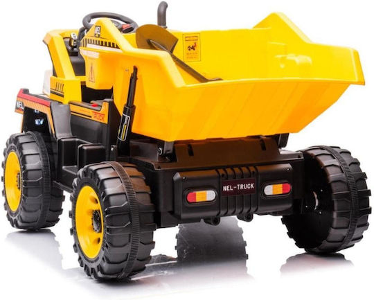 Doppelsitzer Lastwagen mit Fernbedienung 12 Volt Gelb