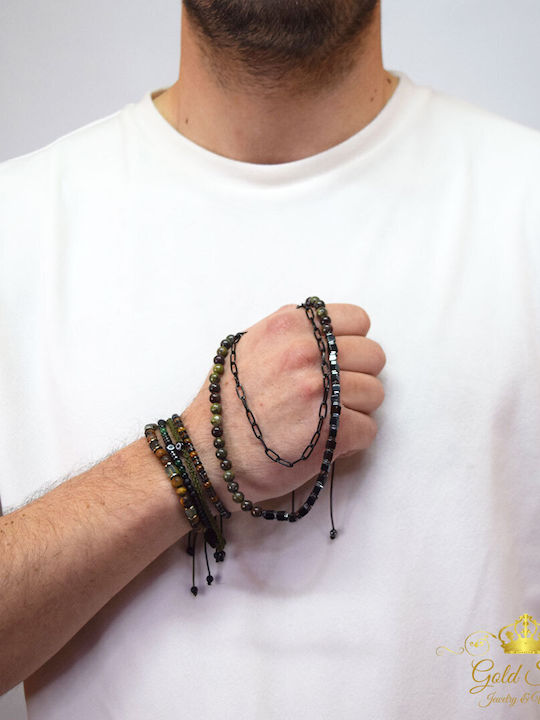 Chrysostomos Men's Gold Plated Bracelet
