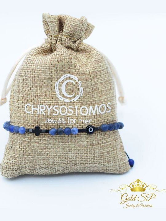 Chrysostomos Ανδρικό Βραχιόλι Μακραμέ