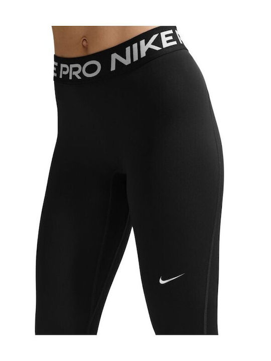 Mid-rise Women's Long Training Legging Dri-Fit Black / White