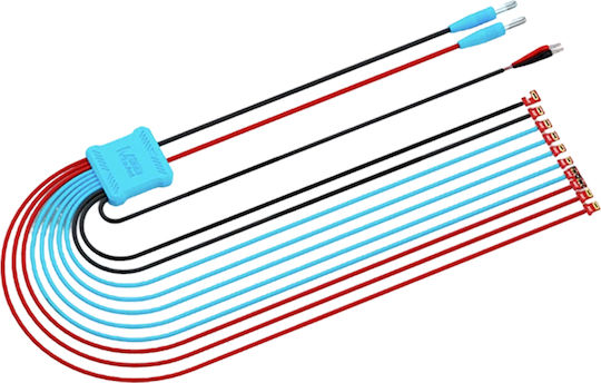 MaAnt Starter Kabel Iphone 6 bis 16 Pro Max Modell M076 Anti-Verstopfung Blau Rot