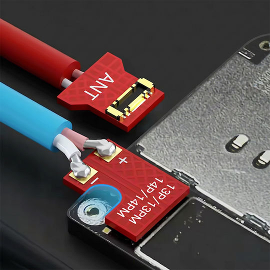 MaAnt Starter Kabel Iphone 6 bis 16 Pro Max Modell M076 Anti-Verstopfung Blau Rot
