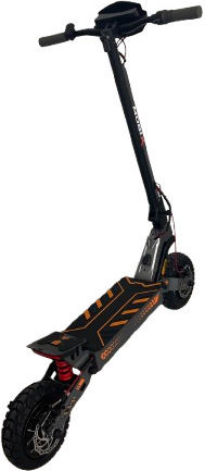 Mobix F1 Electric Scooter with 25km/h Max Speed and 45km Range in Black Colour
