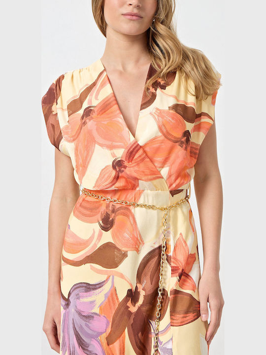 Summer Midi Dress Coral