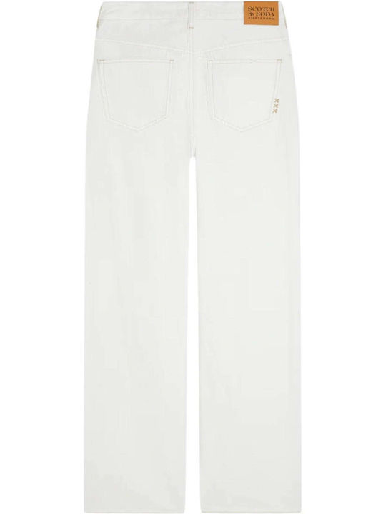 Ripple Women's Jean Pants in Straight Leg Style White